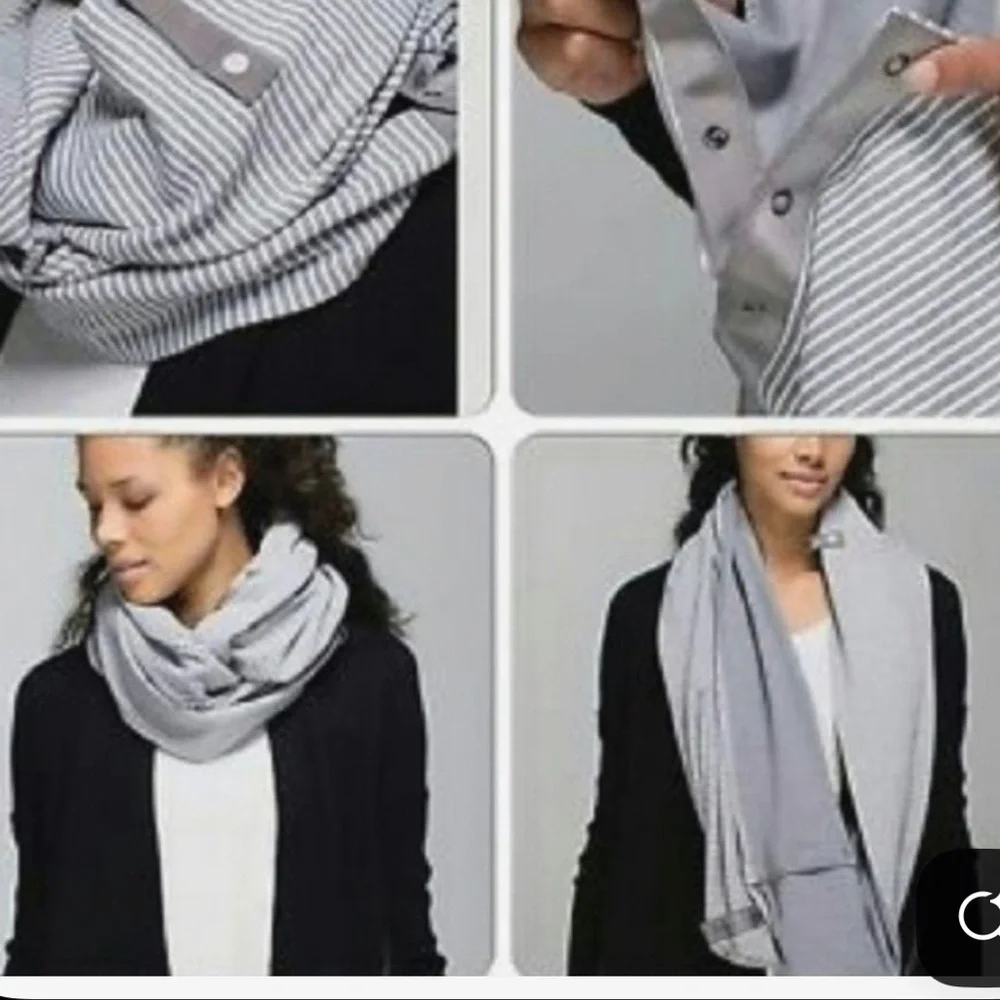 Lululemon Athletica - Heathered‎ Green, Vinyasa Scarf